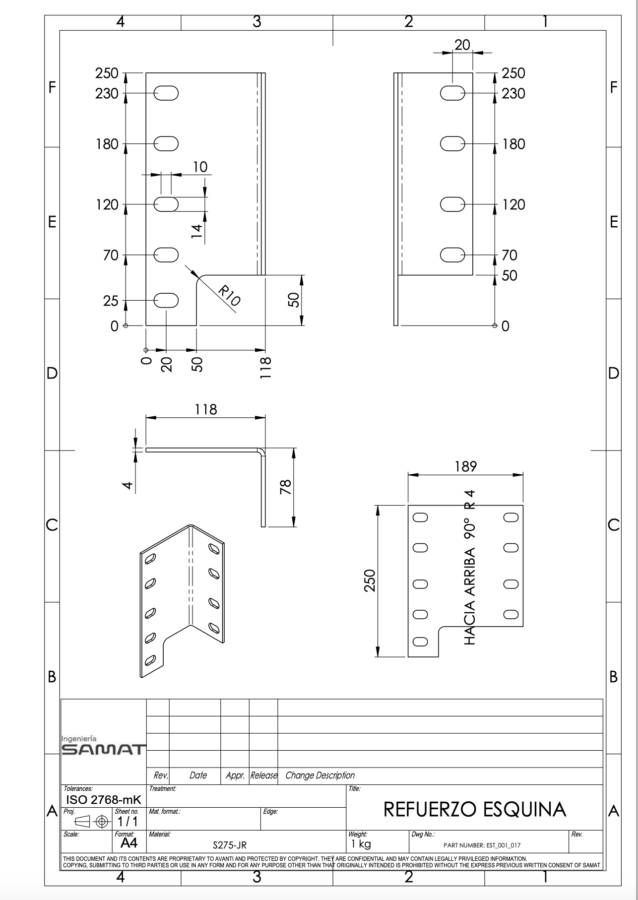 EstructuraHomelift PlanoRefuerzo